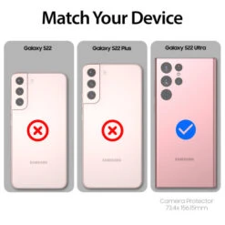 Whitestone Dome EZ Camera Protector- Twin Pack - For Samsung Galaxy S22 Ultra -OtterBox Store e 373