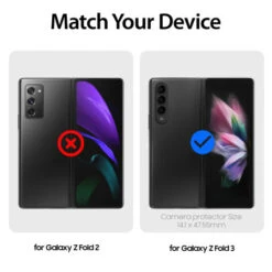 Whitestone Dome EZ Samsung Galaxy Z Fold 3 Camera Protector - 2 Pack -OtterBox Store e 385