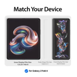 Whitestone Dome Outer Display + Hinge + Screen Premium Gen Film Protector - For Samsung Galaxy Z Fold4 -OtterBox Store e 389