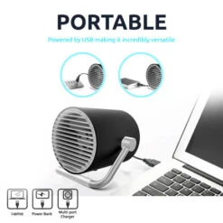 Olixar Portable USB Cooling Desk Fan With Touch Controls -OtterBox Store e 54