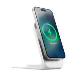 Nomad 15W MagSafe Compatible Wireless Charger Stand - White -OtterBox Store e 56