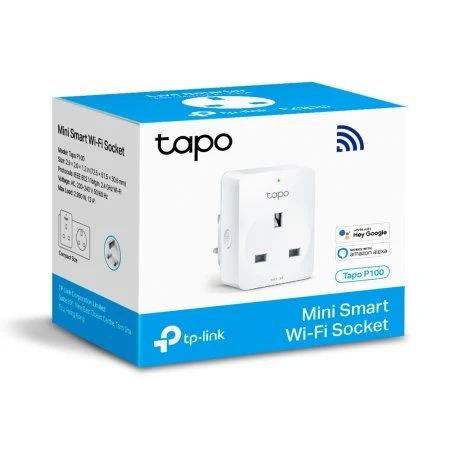 TP-Link Tapo P100 Mini Smart Wifi Plug - White 7 TP-Link Tapo P100 Mini Smart Wifi Plug - White - Image 5