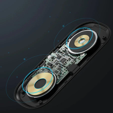 Choetech Black 10W 2-in-1 Wireless Charger - For Phones And Samsung Galaxy Watches 8 Choetech Black 10W 2-in-1 Wireless Charger - For Phones And Samsung Galaxy Watches - Image 6